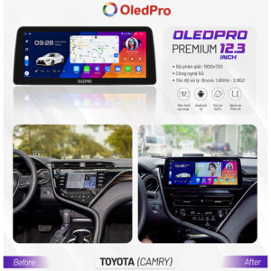 Màn Hình Android OLEDPRO Premium 12.3 inch 2022 54daitinCAMRY