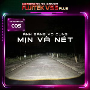 Đèn bi led pha Fujitek V55-Plus daitinautoDen bi led pha Fujitek V55 Plus