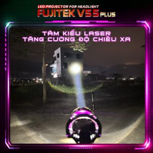 Đèn bi led pha Fujitek V55-Plus daitinautoDen bi led pha Fujitek V55 Plus3